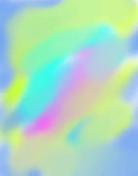 Abstract Colorful Holographic Gradient Vector Background Template イラスト素材