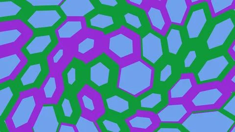 Abstract colorful honeycomb pattern with geometric hexagons 스톡 일러스트