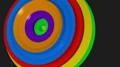Abstract Colorful Hypnotic Background Animation 4K. Colorful Spiral Tunnel .. Stock Footage 238684560