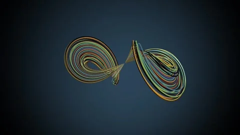 Abstract Colorful Infinity Symbol Manipulation Background Stock-Footage 280708586