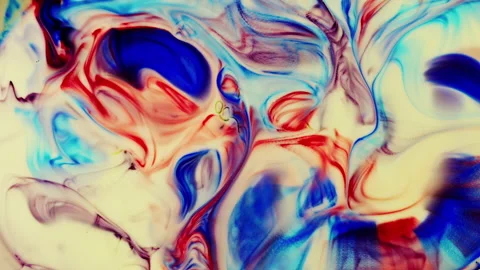 Abstract Colorful Ink Paint Diffusion Surreal Spread Shapes Stock Footage 298231659