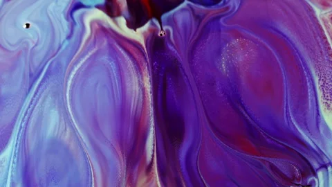 Abstract Colorful Ink Paint Diffusion Surreal Spread Shapes Video stock 298259520