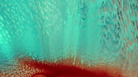 Abstract Colorful Ink Paint Diffusion Surreal Spread Shapes Stock Footage 298281203