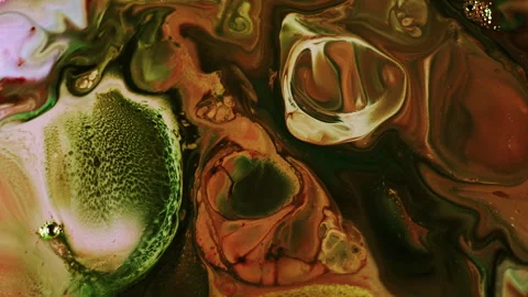 Abstract Colorful Ink Paint Diffusion Surreal Spread Shapes Vídeo Stock 298292572