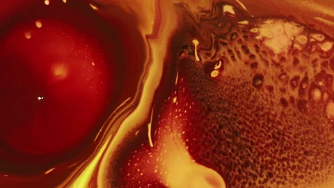 Abstract Colorful Ink Paint Diffusion Surreal Spread Shapes Stock Footage 298338245