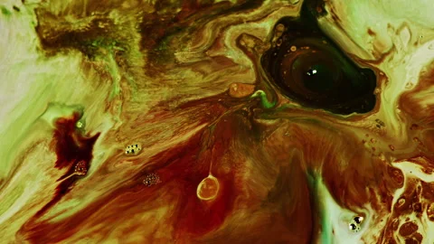 Abstract Colorful Ink Paint Diffusion Surreal Spread Shapes Stock Footage 298366732