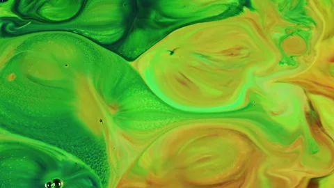 Abstract Colorful Ink Paint Diffusion Surreal Spread Shapes Stock Footage 298376891