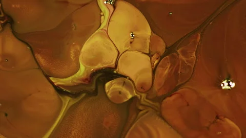 Abstract Colorful Ink Paint Diffusion Surreal Spread Shapes Stock Footage 298382956