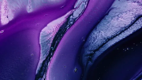 Abstract Colorful Ink Paint Diffusion Surreal Spread Shapes Stock Footage 298431328