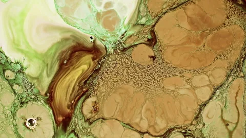 Abstract Colorful Ink Paint Diffusion Surreal Spread Shapes Video stock 298445877