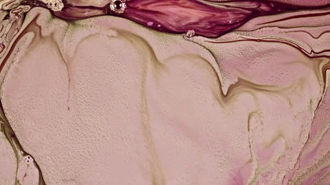 Abstract Colorful Ink Paint Diffusion Surreal Spread Shapes Stock Footage 298452576