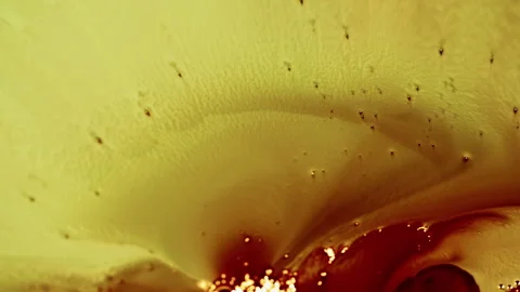 Abstract Colorful Ink Paint Diffusion Surreal Spread Shapes Stock Footage 298460431