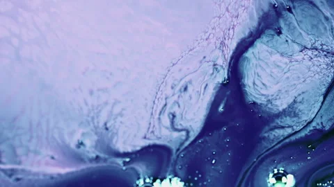 Abstract Colorful Ink Paint Diffusion Surreal Spread Shapes Stock Footage 298462088