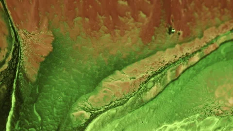 Abstract Colorful Ink Paint Diffusion Surreal Spread Shapes Stock Footage 298492526