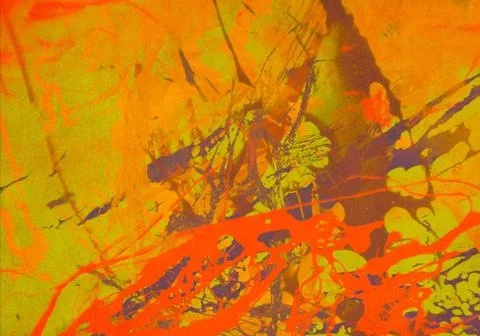 Abstract colorful ink pattern. Texture backdrop for various projects. Stock Illustration