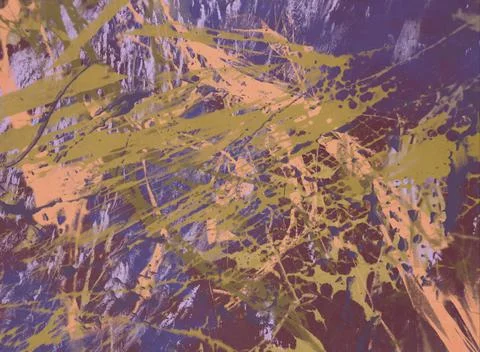 Abstract colorful ink pattern. Texture backdrop for various projects. Stock Illustration