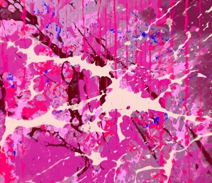 Abstract colorful ink pattern. Texture backdrop for various projects. Stock Illustration