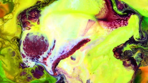 Abstract Colorful Invert Sacral Paint  Exploding Texture 296 Video stock 161442061