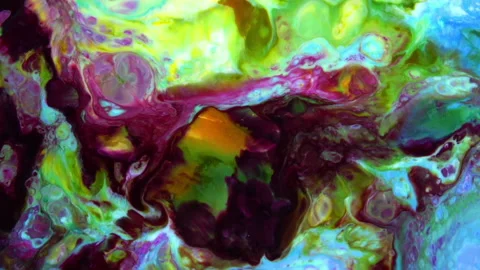 Abstract Colorful Invert Sacral Paint  Exploding Texture 303 動画素材 161444525