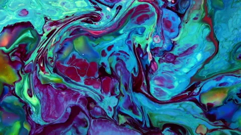 Abstract Colorful Invert Sacral Paint  Exploding Texture 300 스톡 동영상 161444557