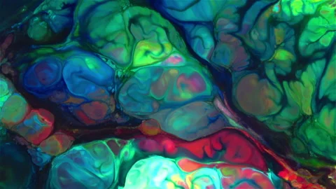 Abstract Colorful Invert Sacral Paint  Exploding Texture 940 Stock Footage 169199212