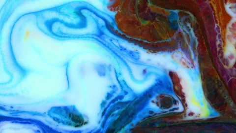 Abstract Colorful Invert Sacral Paint  Exploding Texture 996 Stock Footage 169488635