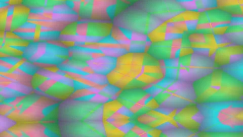 Abstract Colorful Kaleidoscope Pattern with Soft Gradients in Dynamic Visua.. Vídeo Stock 330120485