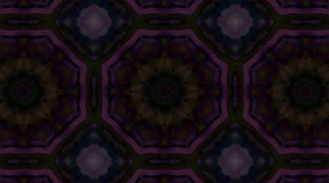 Abstract colorful kaleidoscopic loopable motion graphic background Stock Footage