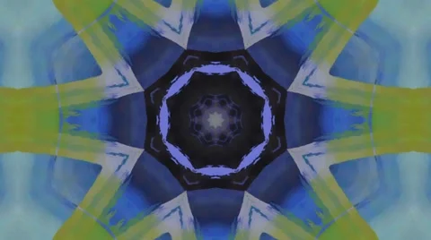 Abstract colorful kaleidoscopic loopable motion graphic background Stock Footage 68164988