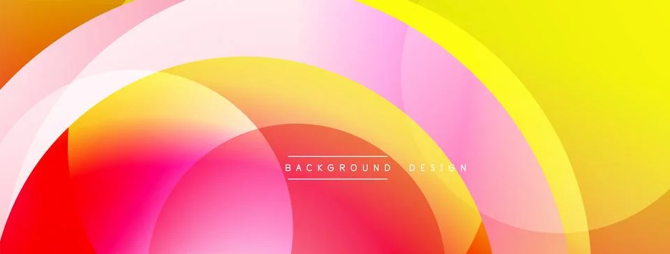 Abstract colorful layers create dynamic visual flow. Gradient hues blend, Stock Illustration