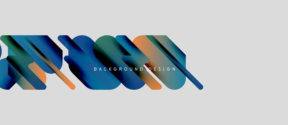 Abstract colorful layers create dynamic visual. Modern design elements suggest Stockillustratie