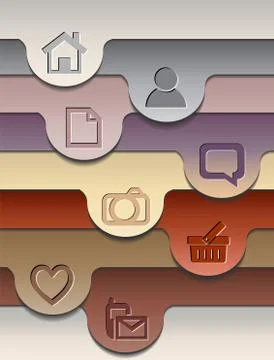 Abstract colorful layout. Stock Illustration