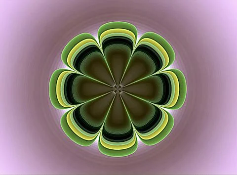 Abstract colorful leaf Stock Illustration