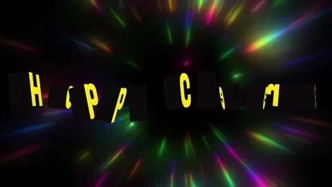 Abstract colorful light rays background with vibrant neon glow and dynamic 库存影片 342894288