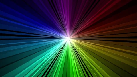 Abstract colorful light rays background motion loop Vídeo Stock 346149372
