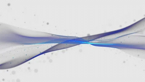 Abstract Colorful Light Wave. Alpha Channel, Seamless Loop Overlay Vidéo 334323711