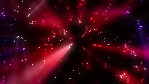 Abstract Colorful Lights Background Loop Stock Footage 124411956