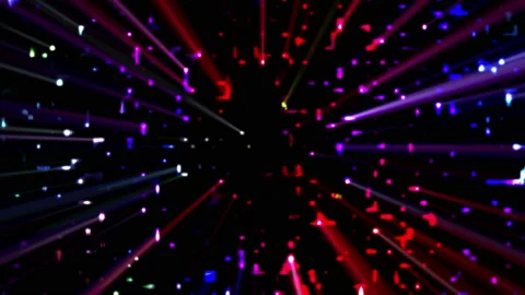 Abstract Colorful Lights Background Loop Stock-Footage 132043863