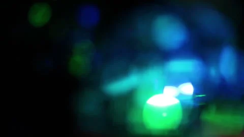 Abstract colorful lights bokeh effect Stock Footage 163583476