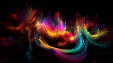 The abstract colorful line texture background. ai generated. Motion. Stock Footage 238004336