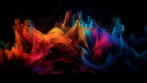 The abstract colorful line texture background. ai generated. Motion. 스톡 동영상 241389435