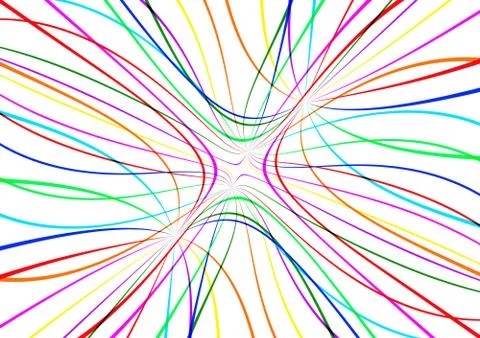 Abstract colorful lines background 스톡 일러스트