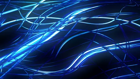 Abstract Colorful Lines Background Loop Видео 138615980