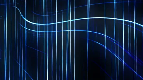 Abstract Colorful Lines Background Loop Vídeo Stock 138616379