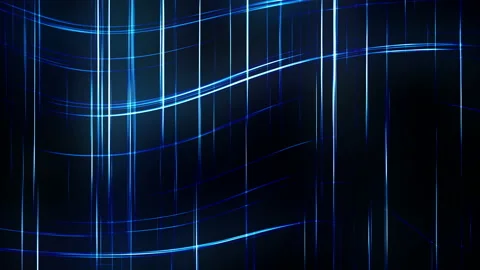 Abstract Colorful Lines Background Loop Stock Footage 138616561