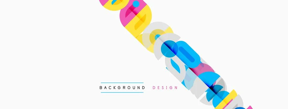Abstract colorful lines create dynamic diagonal pattern. White background 스톡 일러스트