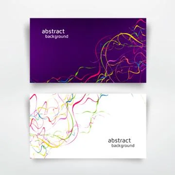Abstract colorful lines Stock Illustration