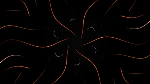 Abstract Colorful Lines Moving in Circle. Stock Footage 331358810