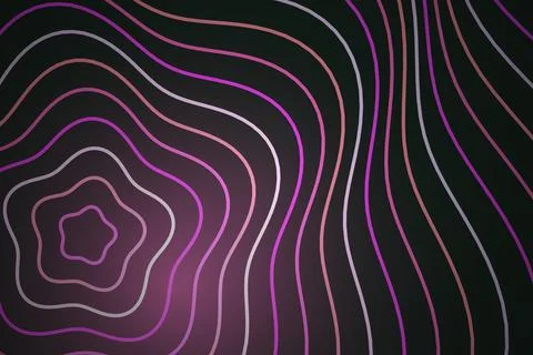 Abstract colorful lines pattern on dark background Stock Photos