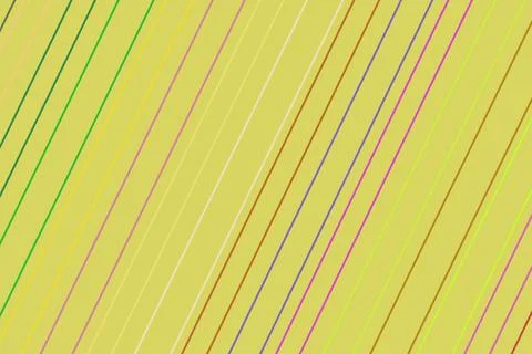 Abstract colorful lines pattern on green background 库存插图